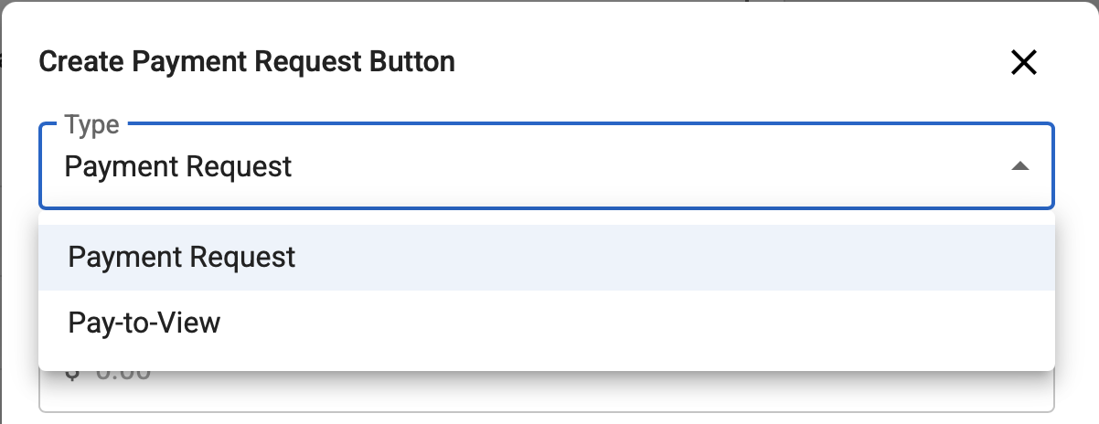 Type of Payment Mail